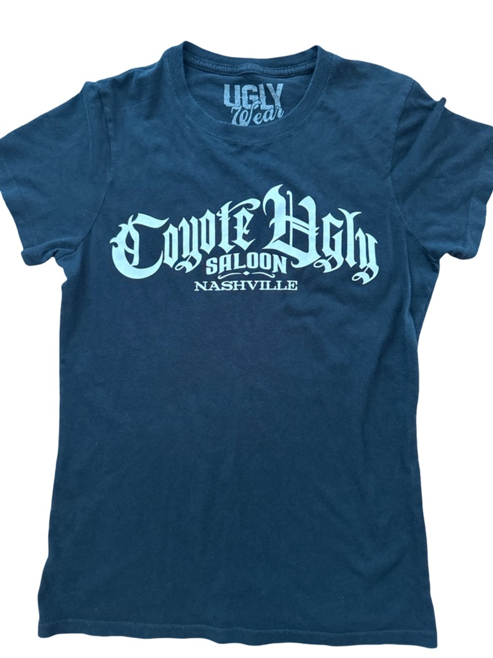 Coyote Ugly Saloon Nashville TN Women’s T-Shirt Size Small “ No Angel” Dbl Sided